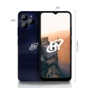 HYLine 6.56&quot; HD, SC9863A1 Octa-Core Processor, Android, 4GB RAM, 64GB Storage, 5MP/13MP, 4000mAh, Includes Clear Case, Screen Protector and Earphones - Black