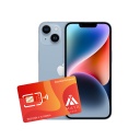 iPhone 14 128GB Azul Reacondicionado Premium + SIM Maya Móvil 2GB