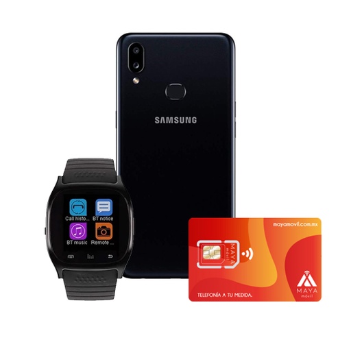 [SM-A107MZKDT/ZTW01B/99/BDL/NEW] Samsung galaxy A10s + Servicio Maya Móvil Pro y SmartWatch