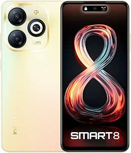 [4894947010415/NEW] INFINIX Smartphone Smart 8, 3GB 64GB - Dorado + Servicio Maya Móvil Plus 3GB vigencia 30 días