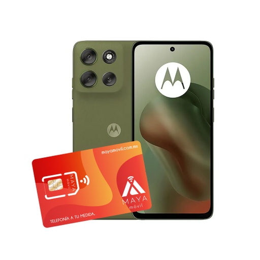 [MOTOXT2529-1DL-256 /NEW] Moto G56 8GB, 256GB - Verde + Servicio Maya Móvil Plus 3GB vigencia 30 días