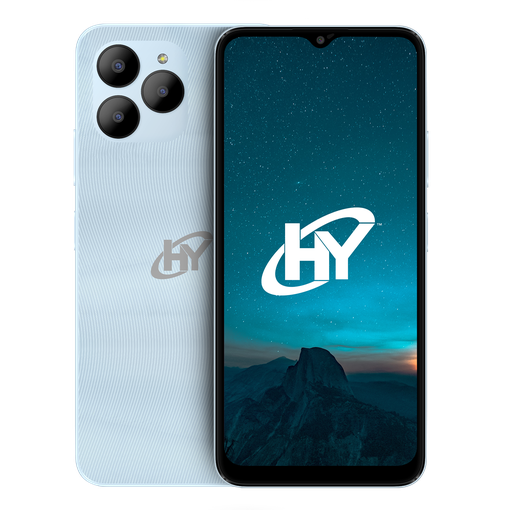 [HY65PB1401NABL/NEW] Celular HYLine Plus 6.56&quot; - Azul + Plan anual Maya Móvil Pro 3 Meses
